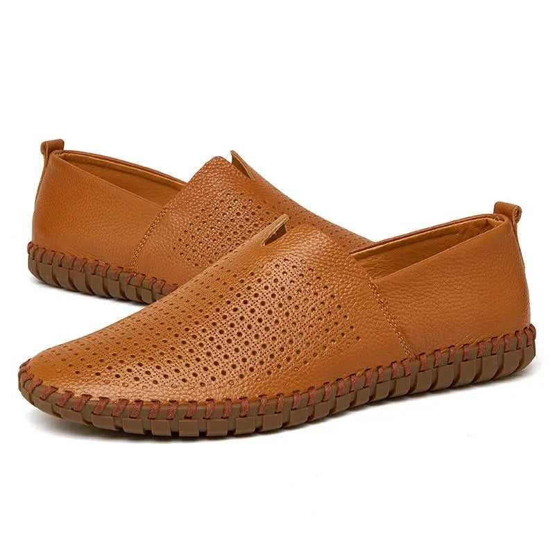 Olivia Sydney - Elegant and Breathable Leather Loafers