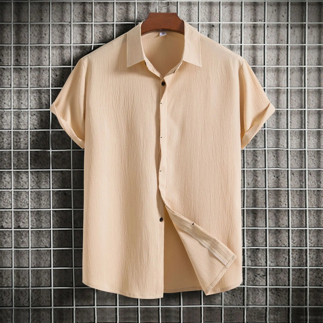 Olivia Sydney - Short Sleeve Linen Cotton Shirt