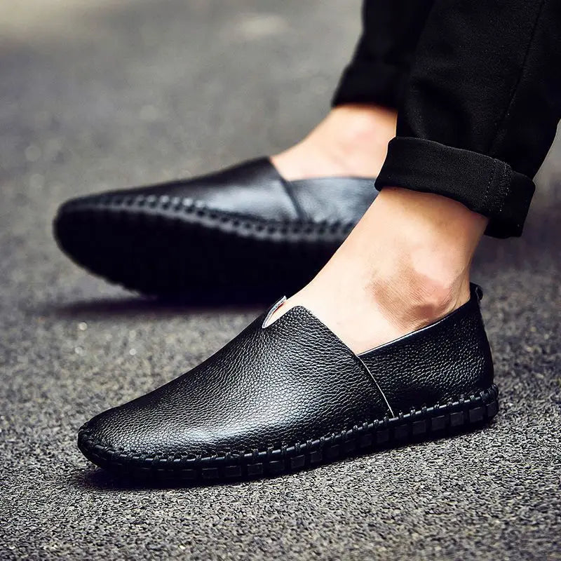 Olivia Sydney - Breathable Leather Loafers