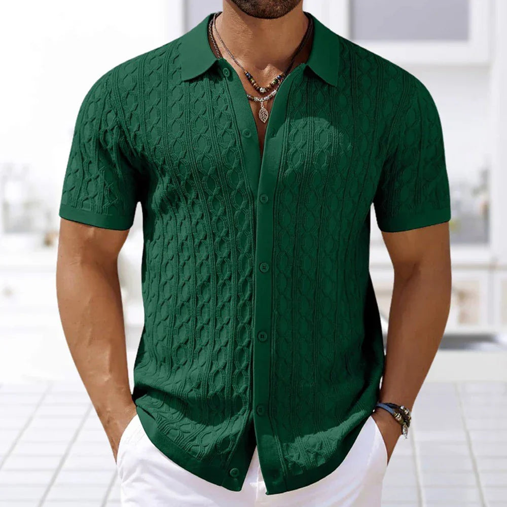 Olivia Sydney - Button-Up Polo Shirt