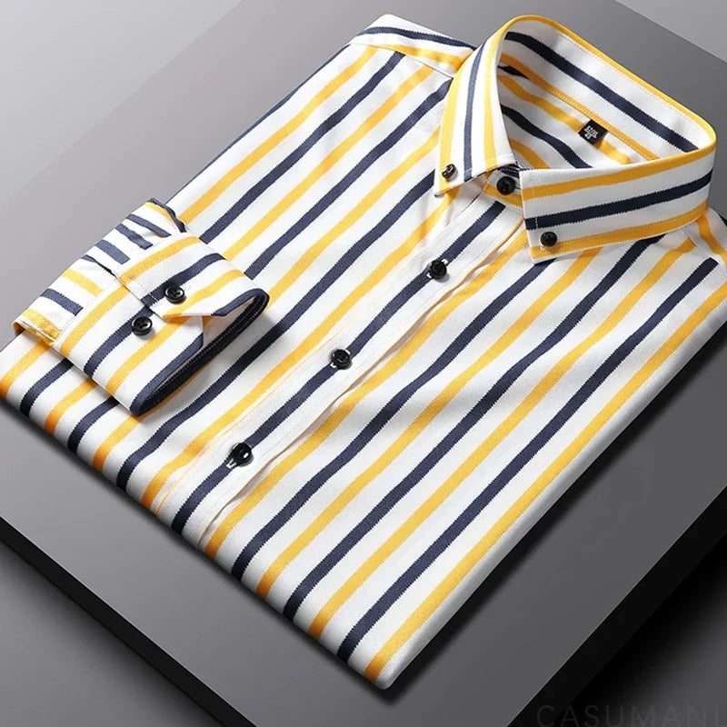 Olivia Sydney - Casual Striped Men's Shirt