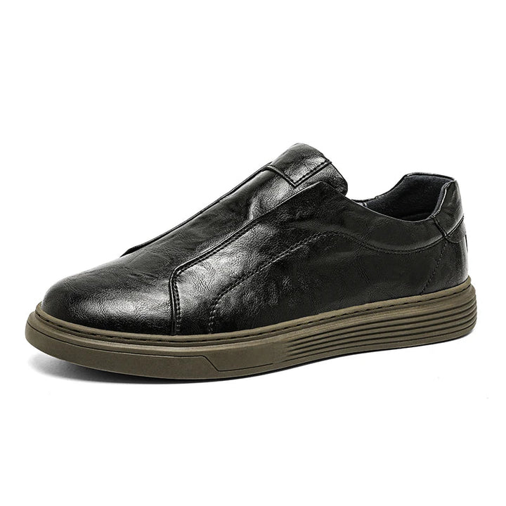 Olivia Sydney - Classic Leather Slip-On Shoes