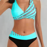 Mona | Bikini s uzorkom u toplim tonovima