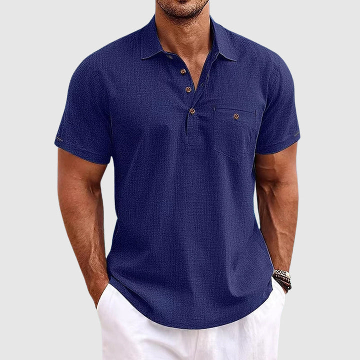Olivia Sydney - Linen Polo Shirt