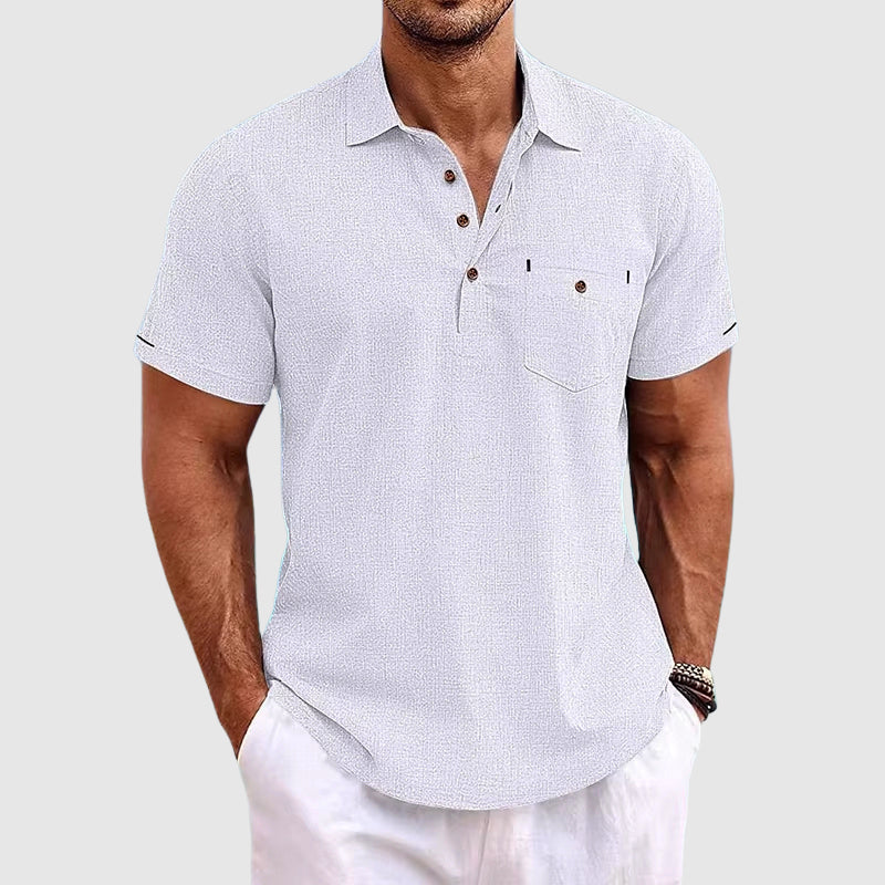 Olivia Sydney - Linen Polo Shirt