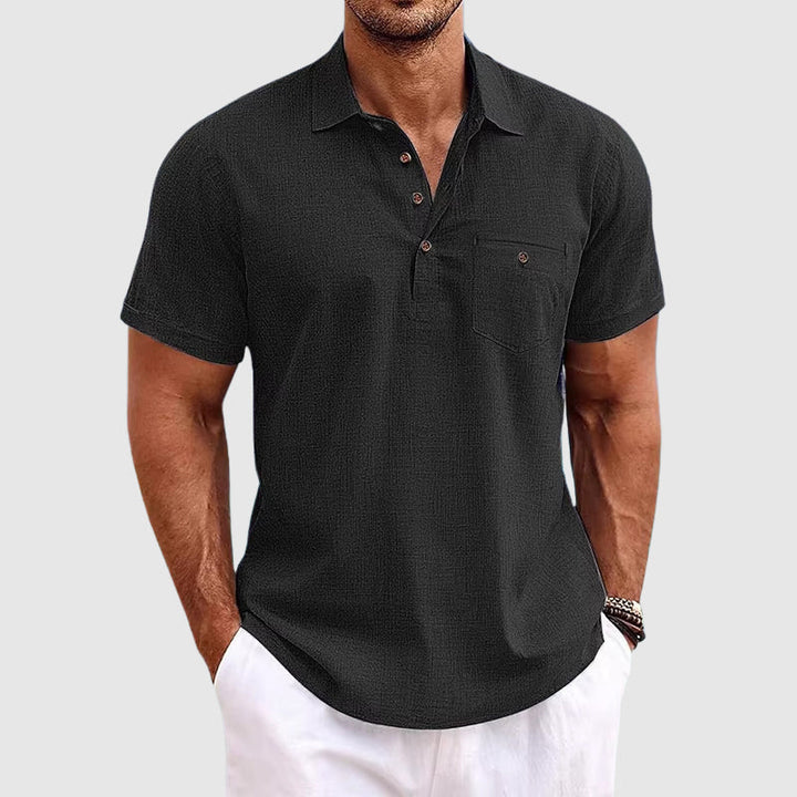Olivia Sydney - Linen Polo Shirt