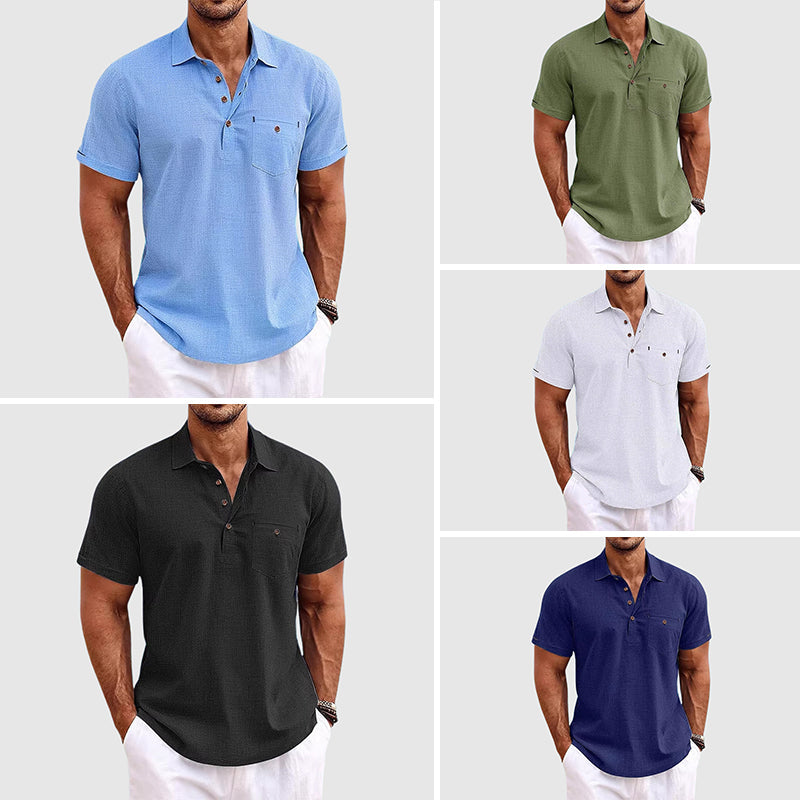 Olivia Sydney - Linen Polo Shirt