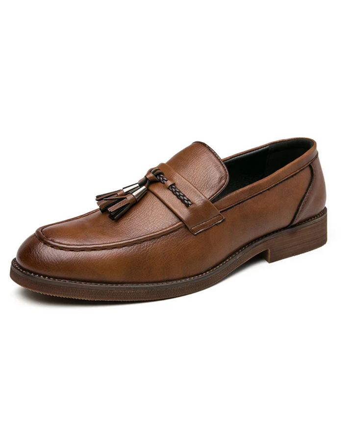Olivia Sydney - Leather Tassel Loafers