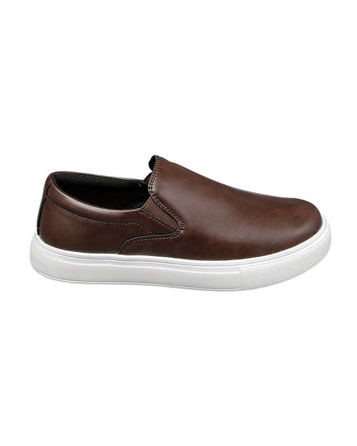Olivia Sydney - Casual Leather Slip-Ons