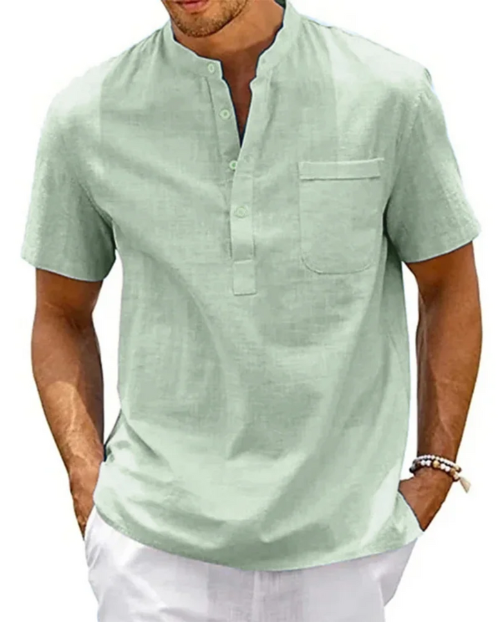 Olivia Sydney - Elegant Cotton Linen Shirt