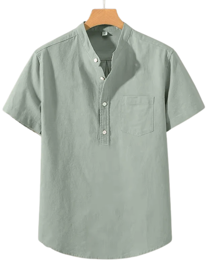 Olivia Sydney - Short Sleeve Cotton Shirt