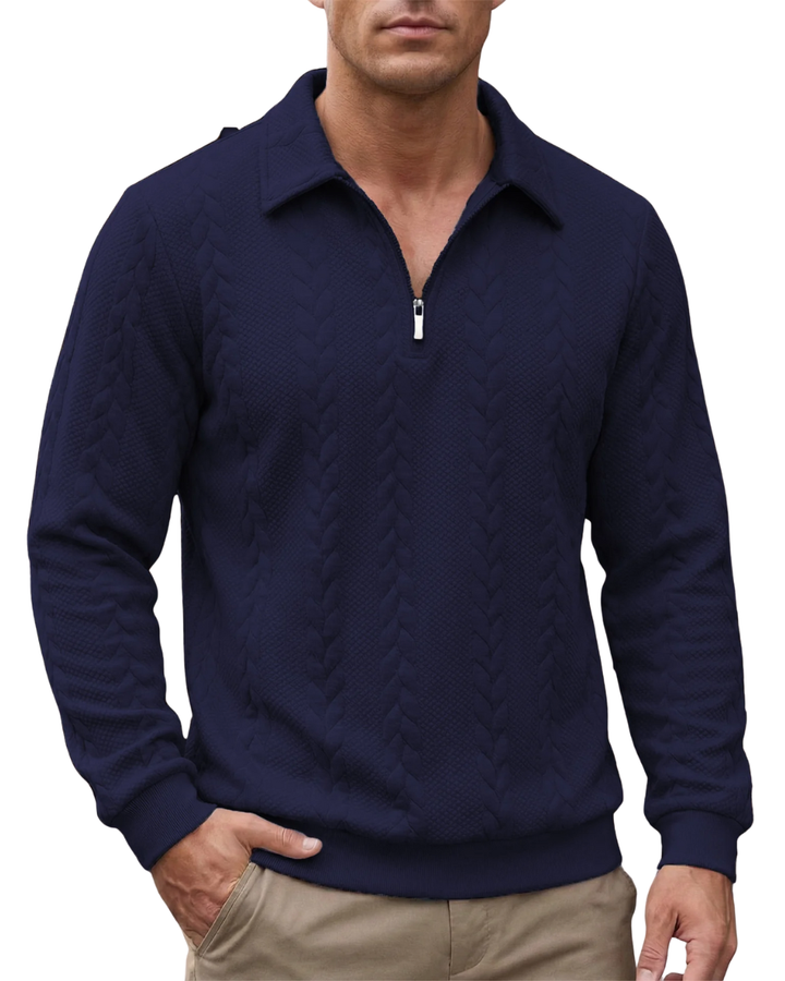 Olivia Sydney - Zippered Italian Sweater