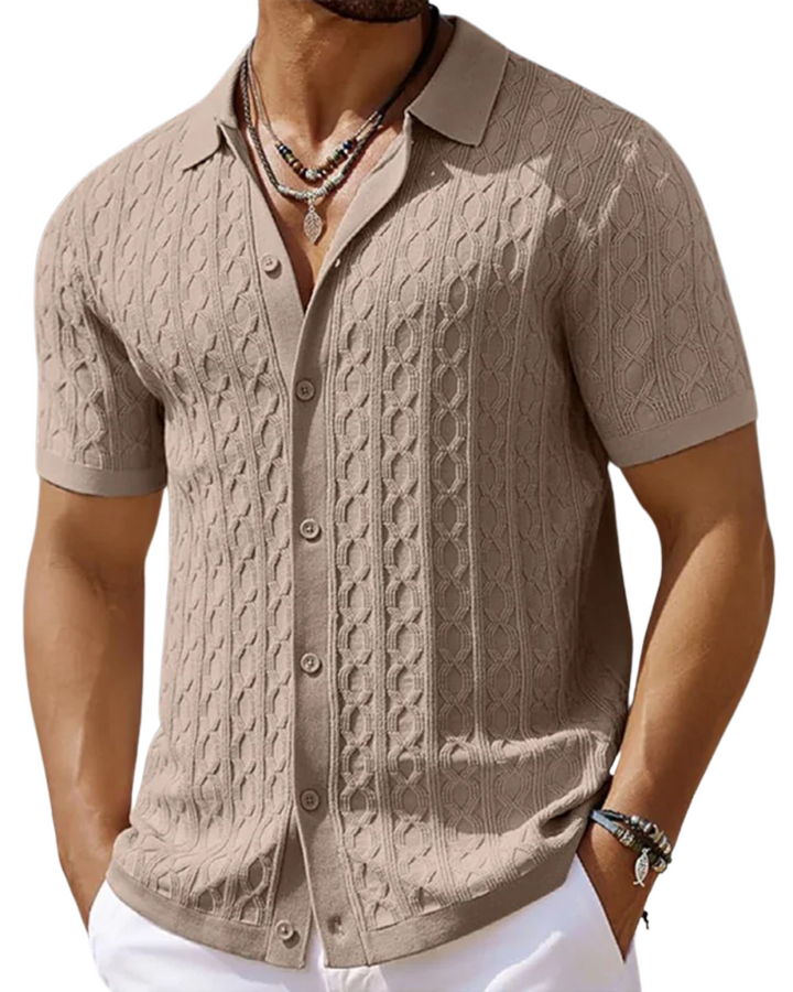 Olivia Sydney - Button-Up Polo Shirt