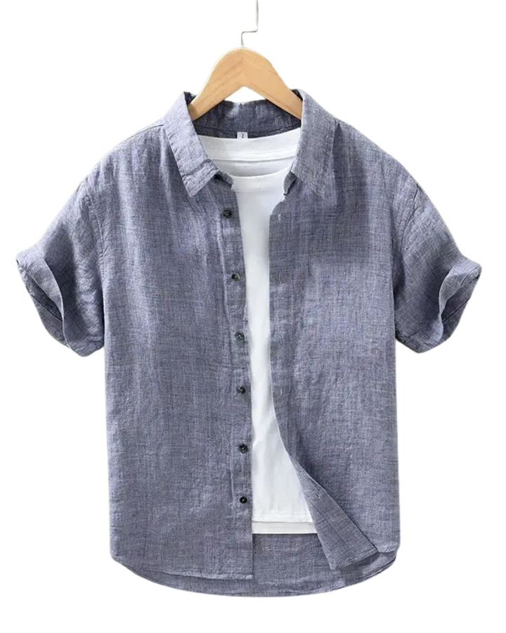 Olivia Sydney - Short Sleeve Linen Shirt