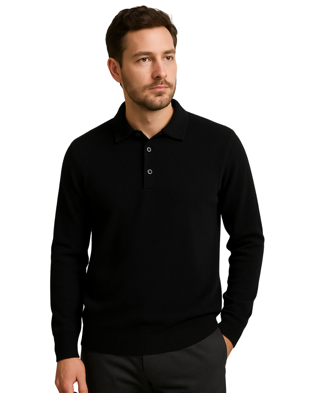 Olivia Sydney - Cashmere Polo Shirt
