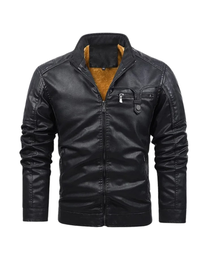 Olivia Sydney - Retro Wool Lined Leather Jacket