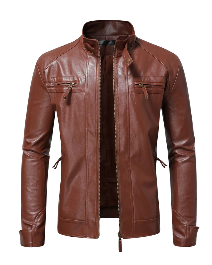 Olivia Sydney - Elegant Leather Jacket for Men
