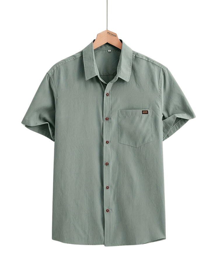 Olivia Sydney - Casual Short Sleeve Cotton Shirt
