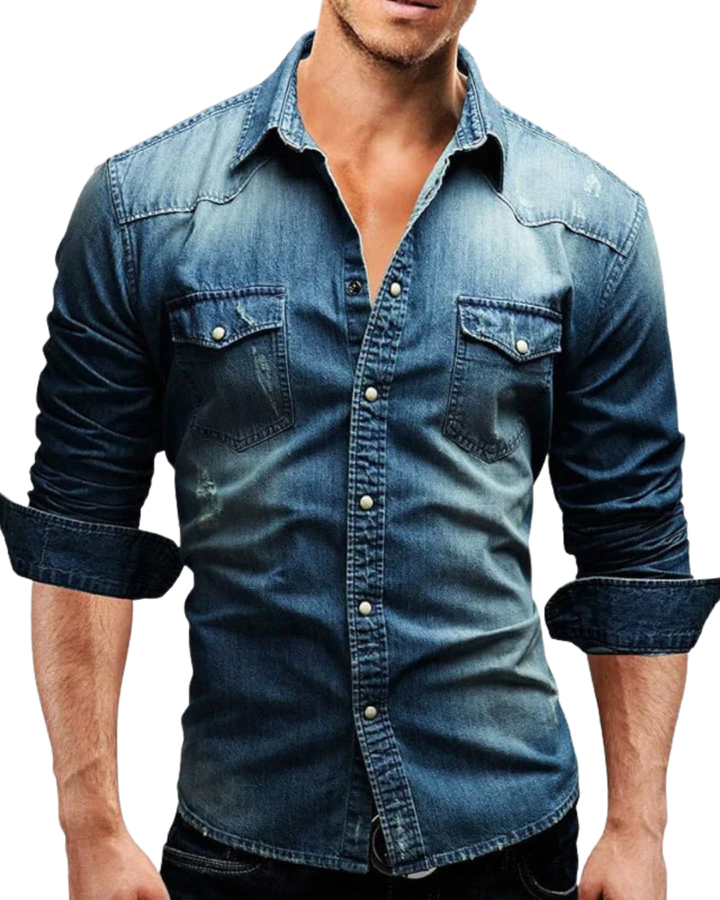 Olivia Sydney - Elegant Denim Shirt