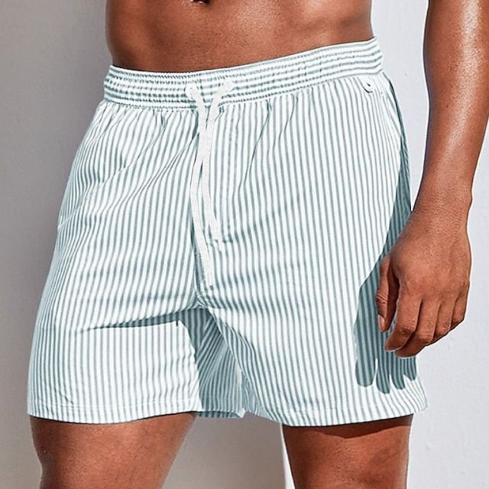 Olivia Sydney - Casual Striped Swim Shorts