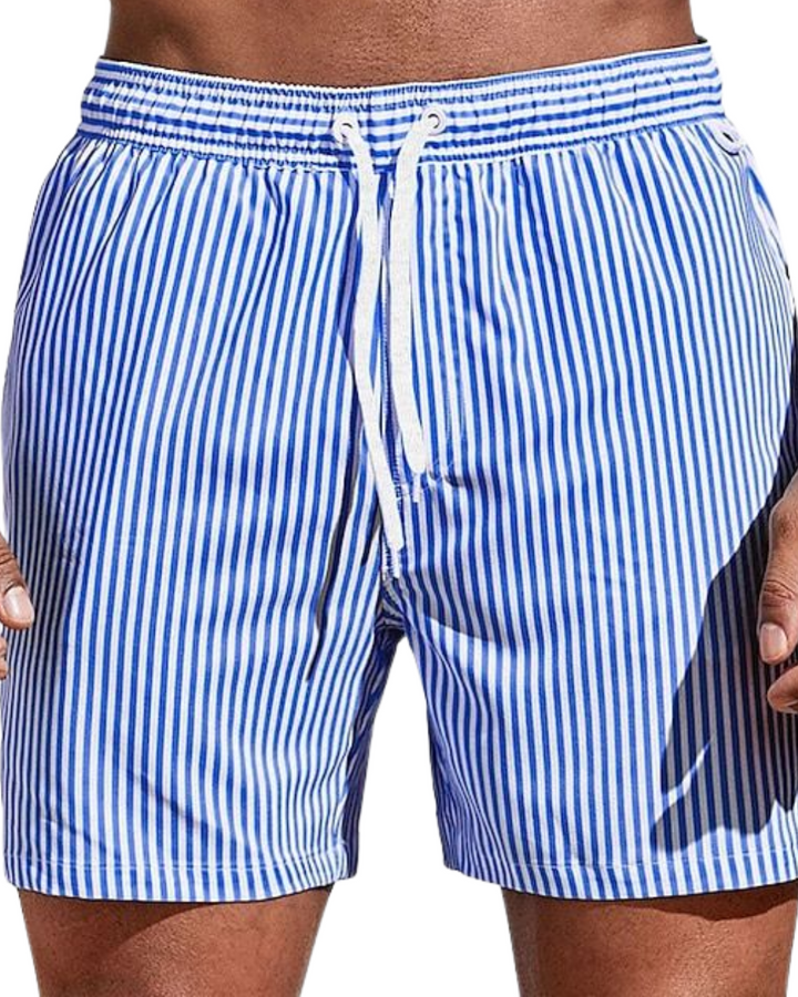 Olivia Sydney - Casual Striped Swim Shorts