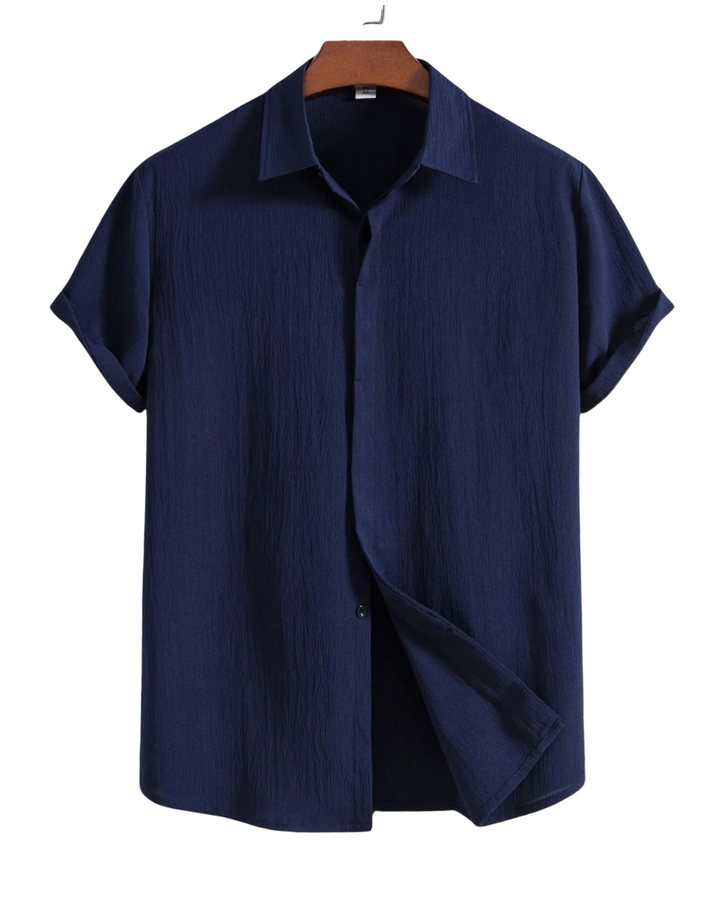Olivia Sydney - Short Sleeve Linen Cotton Shirt