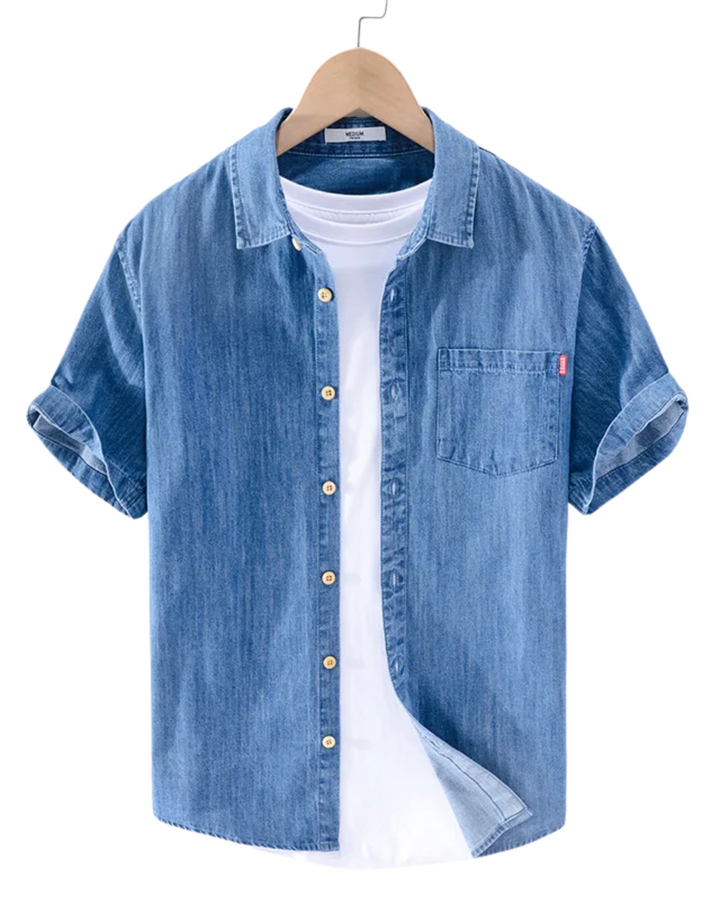 Olivia Sydney - Short Sleeve Denim Shirt