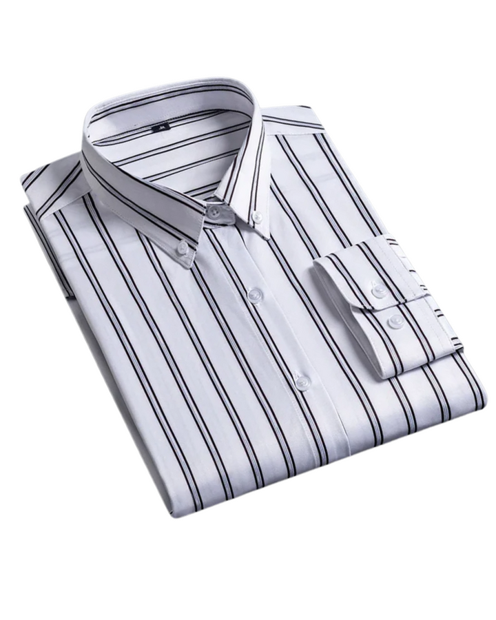 Olivia Sydney - Elegant Striped Men's Shirt