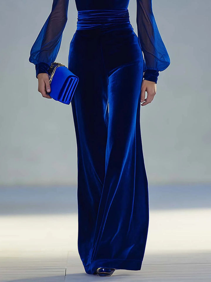 Olivia Sydney - Elegant Long Jumpsuit with V-Neck