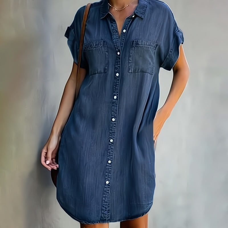 Olivia Sydney - Button-Up Shirt Dress