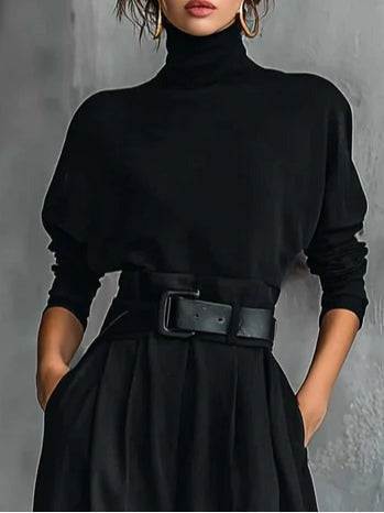 Olivia Sydney - High Neck Set & Straight Pants