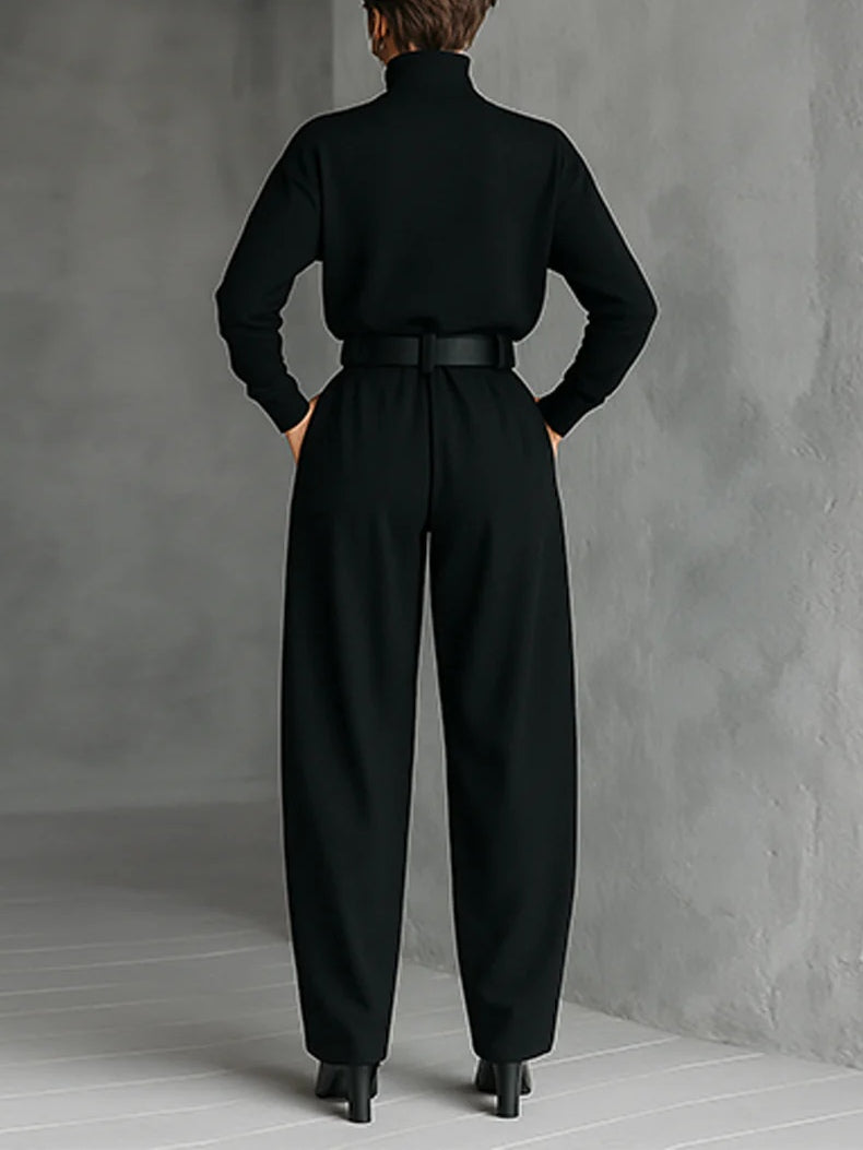 Olivia Sydney - High Neck Set & Straight Pants