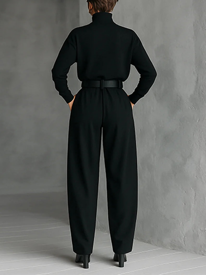 Olivia Sydney - High Neck Set & Straight Pants
