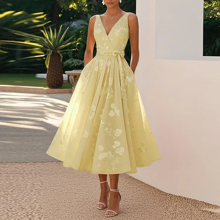 Olivia Sydney - Elegant Midi Dress