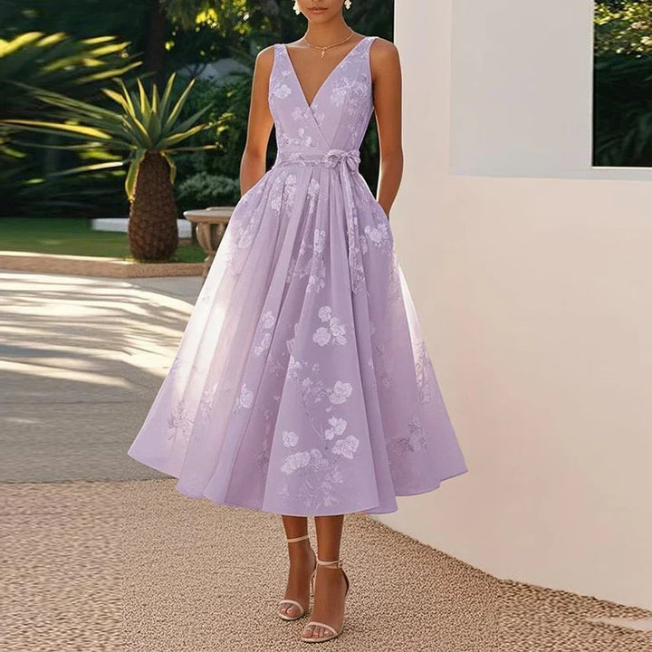Olivia Sydney - Elegant Midi Dress