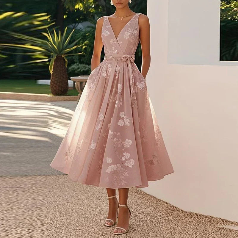 Olivia Sydney - Elegant Midi Dress