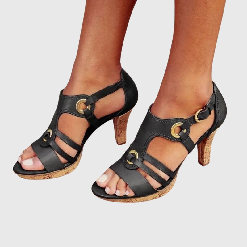 Olivia Sydney - orthopedic sandal with stabilizing heel