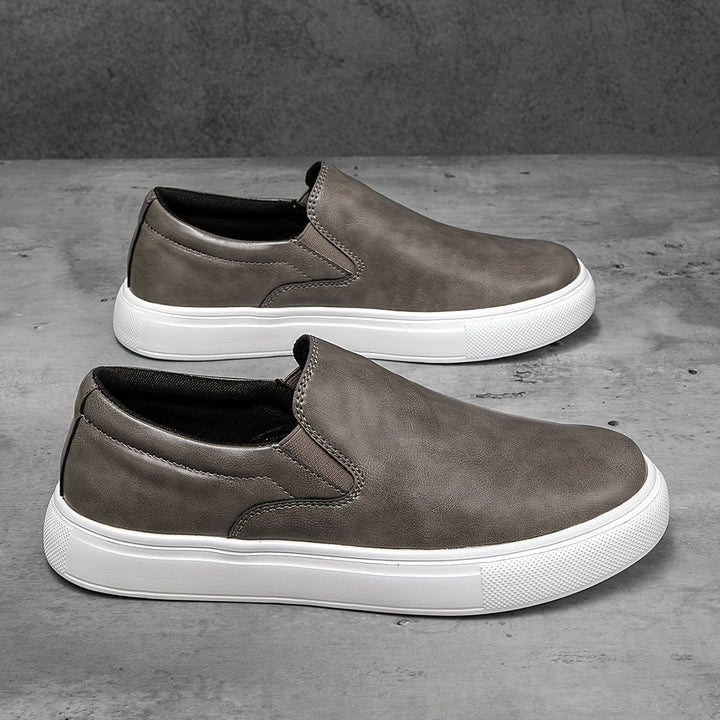 Olivia Sydney - Casual Leather Slip-Ons