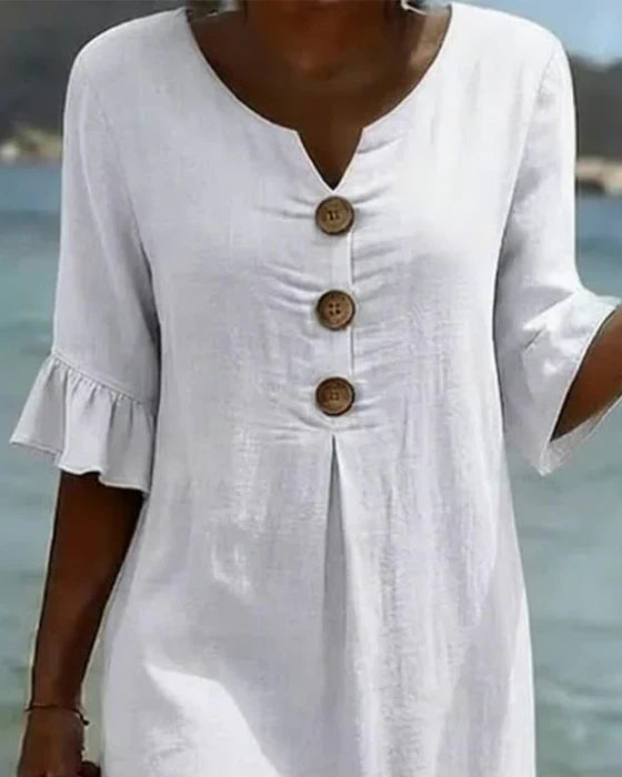 Olivia Sydney - Casual Dress with Buttons