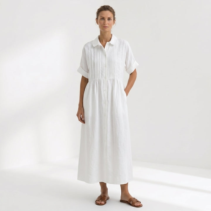 Olivia Sydney - Elegant Linen Dress