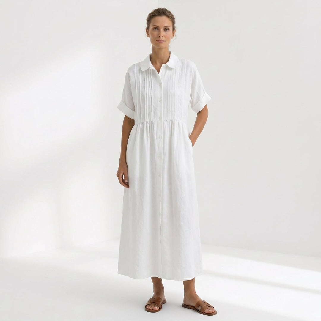 Olivia Sydney - Elegant Linen Dress