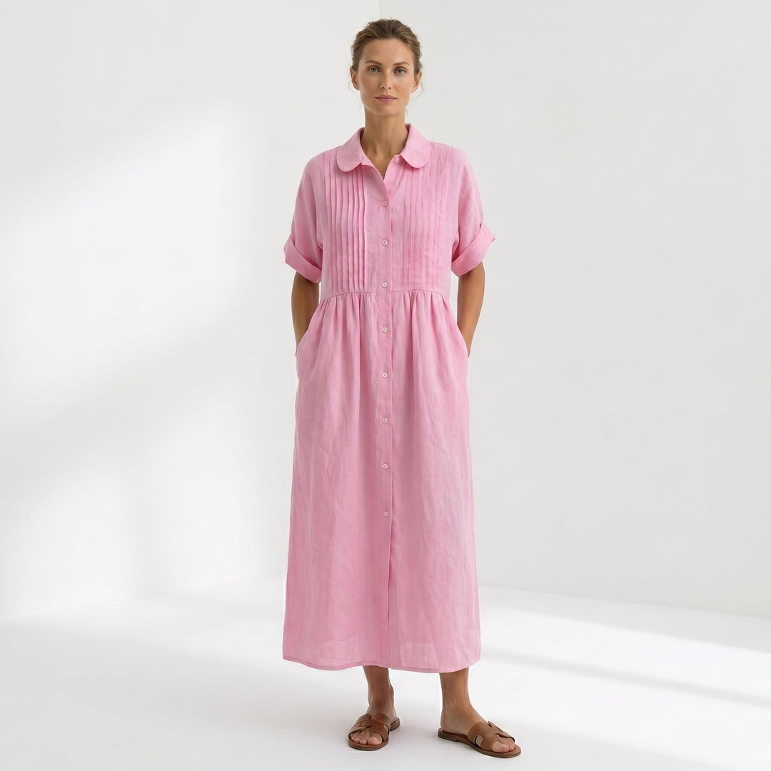 Olivia Sydney - Elegant Linen Dress