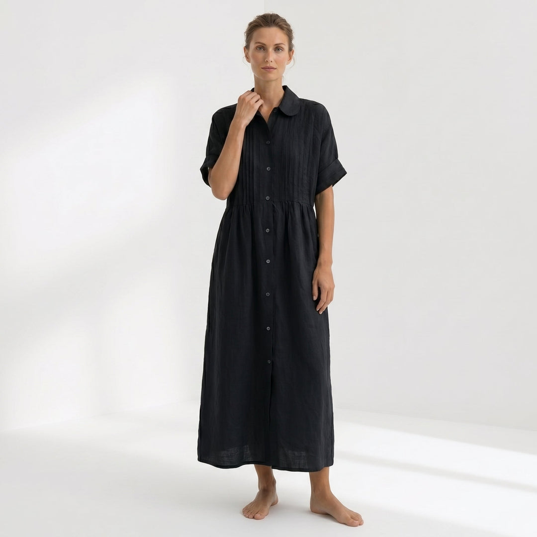 Olivia Sydney - Elegant Linen Dress