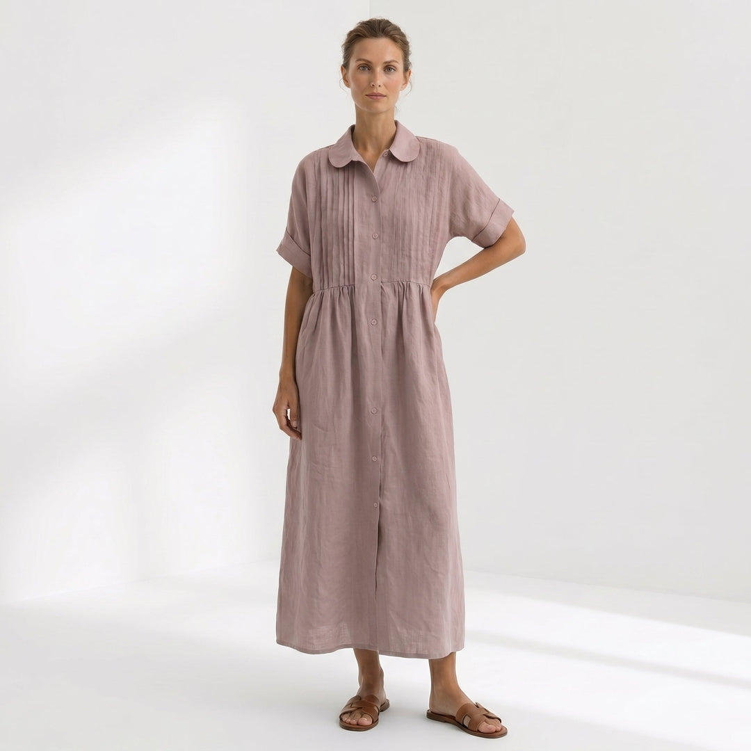 Olivia Sydney - Elegant Linen Dress