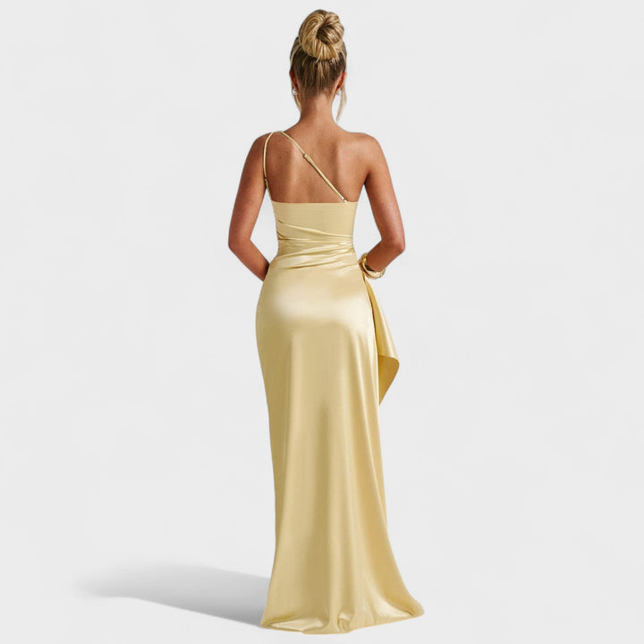 Olivia Sydney - Asymmetrical Satin Dress