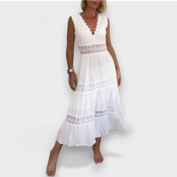 Olivia Sydney - V-Neck Lace Dress