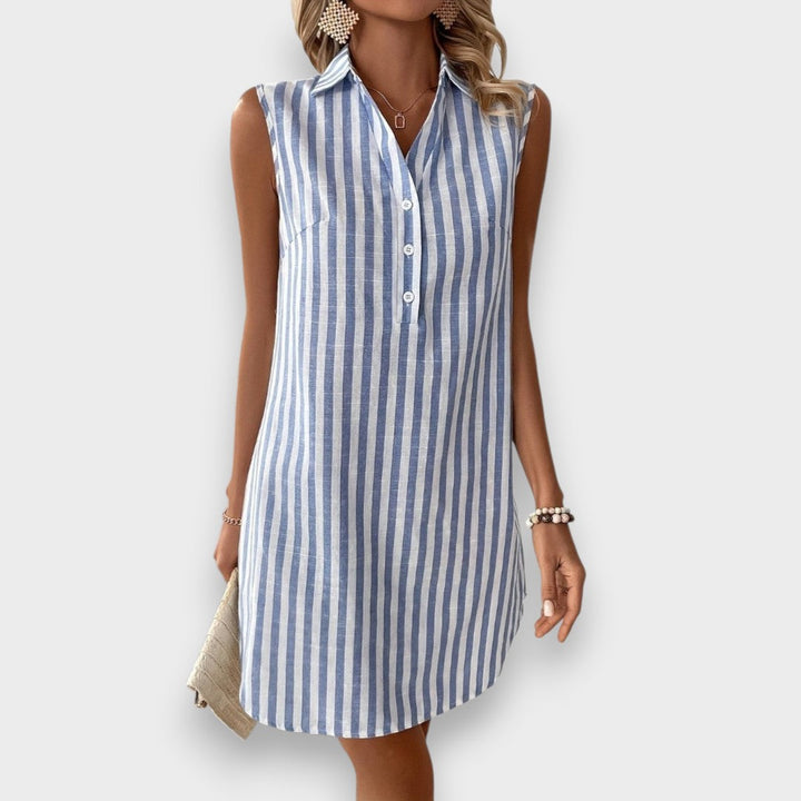 Olivia Sydney - Striped Shirt Dress