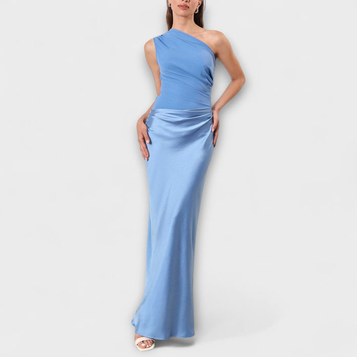 Olivia Sydney - Asymmetrical Satin Dress