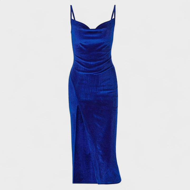Olivia Sydney - Velvet Dress with Slit