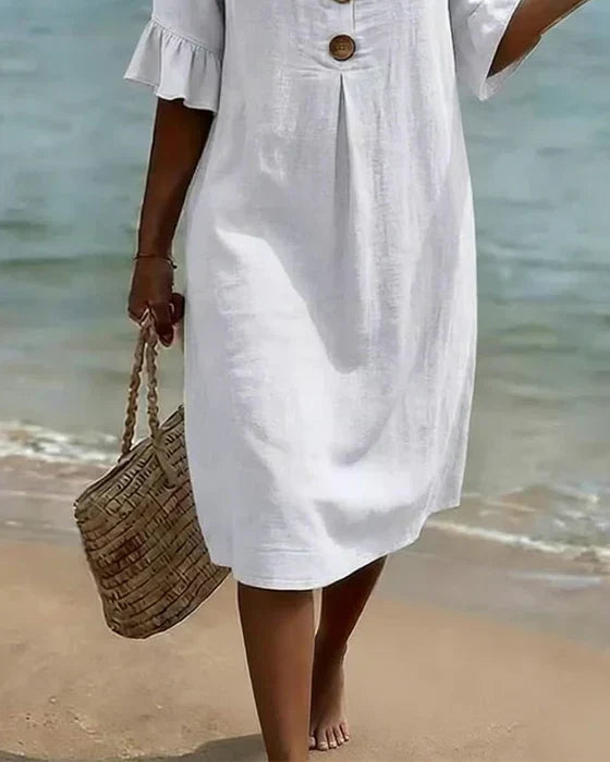Olivia Sydney - Casual Dress with Buttons